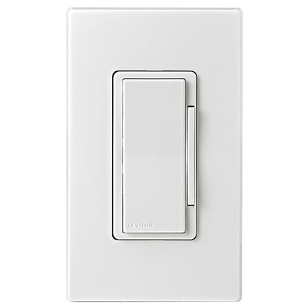 Leviton Leviton Decora White Toggle Smart-Enabled Dimmer Switch 1 pk DAWDC-1RW
